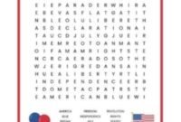 Patriotic Word Search Puzzle