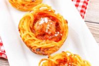 Mini Spaghetti Meatball Bites