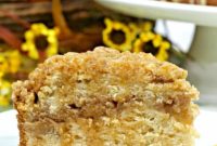 Caramel Apple Streusel Cake