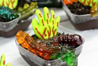 Ghoulish Zombie Pudding Cups
