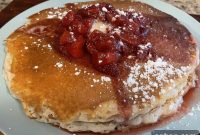 Blackstone’s Jumbo Strawberry Pancakes: Every Kid’s Dream