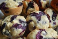 Wholesome Blueberry Oat Mini Muffins