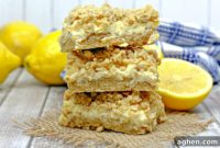 Luscious Lemon Oat Creme Bars