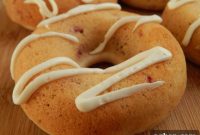 Bright Raspberry Lemon Cake Donuts