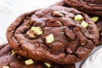 Minty Chocolate Bliss Cookies
