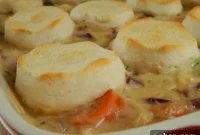 Weight Watchers Lightened Chicken Pot Pie Bubble Bake