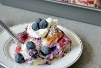 Sweet Berry Croissant Breakfast Casserole Weight Watchers Approved