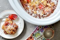No-Fuss Slow Cooker Tropical Dump Cake for Weight Watchers