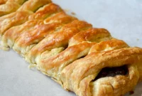 Chocolate Banana Puff Braid
