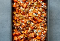 Weight Watchers’ Go-To Sweet Potato Black Bean Enchilada Casserole