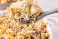 Creamy Chicken Alfredo Bake