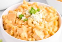 Zesty Buffalo Chicken Pasta Bake