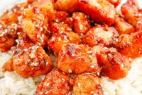 Sticky Honey Sesame Chicken