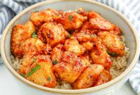 Fiery Honey Garlic Chicken Morsels