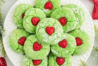 Festive Grinch Cookies