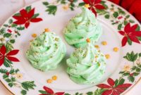 Whimsical Meringue Christmas Trees