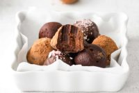 Spirited Dark Chocolate Peppermint Truffles