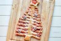 Christmas Tree Strawberry Puff Pastry