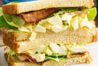 Crispy Bacon Egg Salad Delight