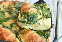 Guilt Free Spinach Cheese Crescent Bake for Weight Watchers
