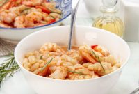 Savor This Zesty Lemony Shrimp and Bean Stew Weight Watchers Approved