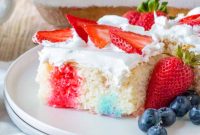 Stars and Stripes Poke Cake
