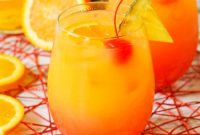 Vibrant Caribbean Rum Punch