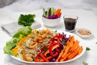 Vietnamese Spring Roll Bowl