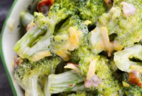 Creamy Bacon Cheddar Broccoli Salad