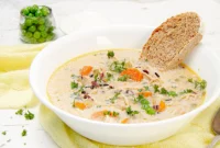 Hearty Wild Rice Chicken Soup
