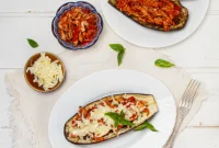 Savory Stuffed Eggplant