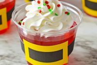 Jolly Santa Jello Cups