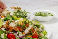 Pesto Chicken with Creamy Avocado