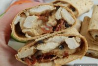 Chicken Alfredo Wraps