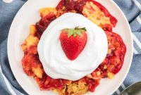 Strawberry Dump Cake