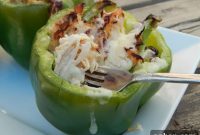 Cheesy Philly Chicken Stuffed Peppers