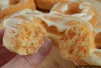 Spiced Carrot Cake Donuts