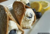 Zesty Blueberry Lemon Cannoli