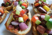 Loaded Taco Potato Skins