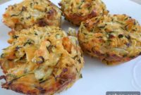 Spicy Buffalo Zucchini Muffins