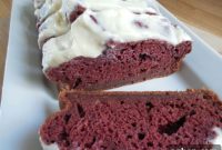 Red Velvet Banana Bread Bliss with Cream Cheese Frosting
