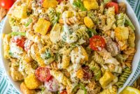 Caesar’s Chicken Pasta Toss