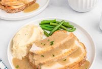 Open Faced Turkey Sandwich
