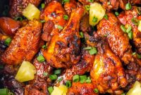 Aloha Slow Cooker Wings