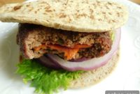 Flatout Foldit Pizza Stuffed Burgers