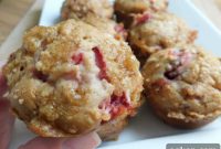 Garden Fresh Strawberry Rhubarb Muffins