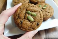 Cozy Kodiak Pumpkin Spice Chocolate Chip Muffins