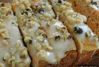 Moist Carrot Loaf with Tangy Cream Cheese Frosting