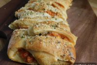 Buttery Chicken Parmesan Croissant Loaf