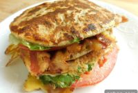 Gourmet French Toast BLT and Cheese Panini